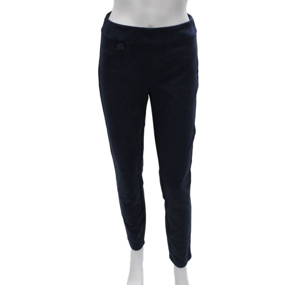 Picadilly Women Dress Pants Blue Pull On Polyester Spandex Size XS